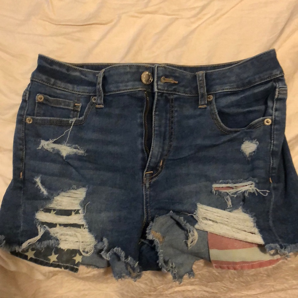 Hi rise shorts